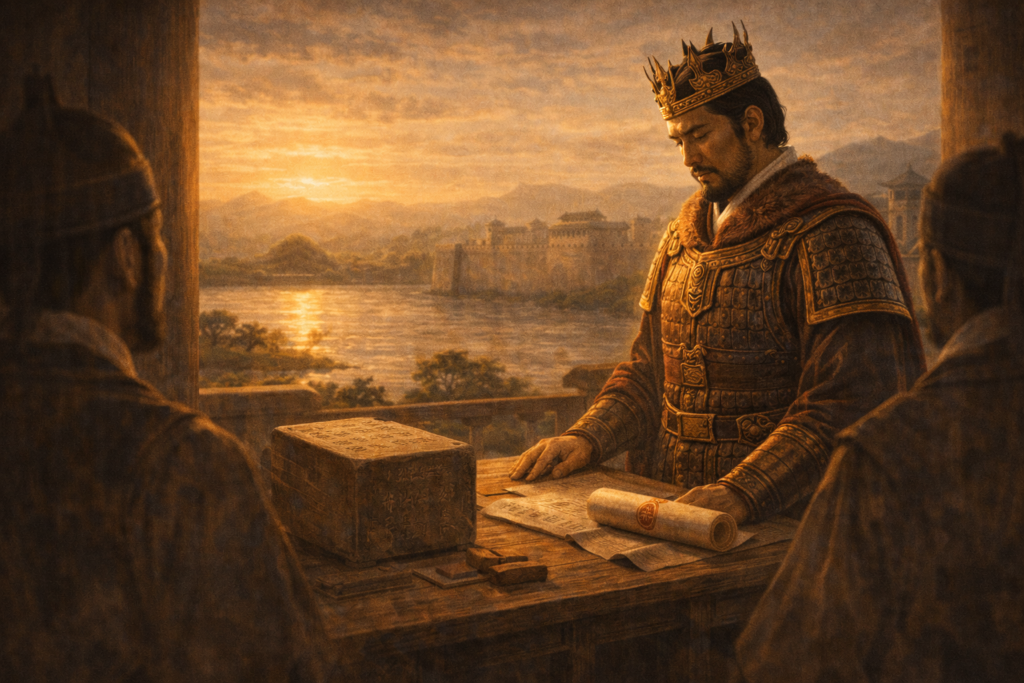 무령왕의 외교는 질서입니다.