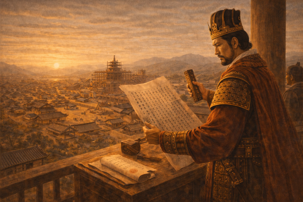 법흥왕 궁궐 전경